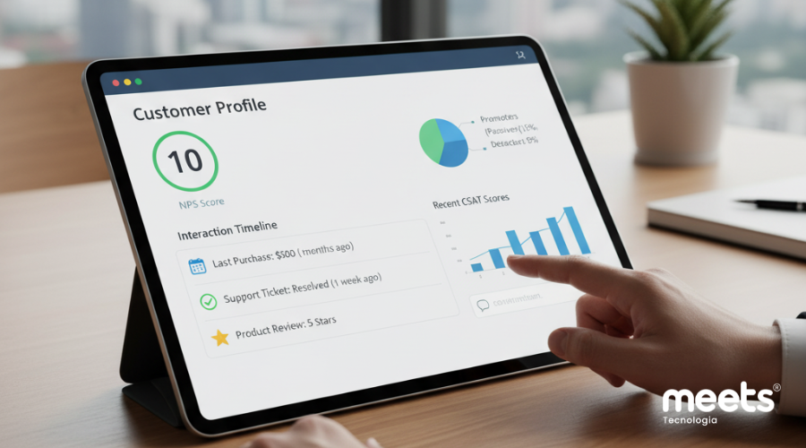 Perfil de cliente no CRM para medir a satisfação - Meets Tecnologia
