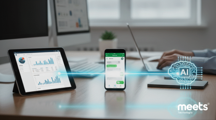 CRM + WhatsApp + IA - Meets Tecnologia
