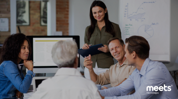 Liderança e gestão de equipes com a Meets Tecnologia.